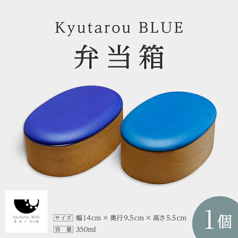 【ふるさと納税】KyutarouBLUE 弁当箱 [C-04403]のサムネイル