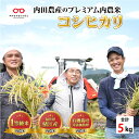 5位! 口コミ数「0件」評価「0」【令和5年産】福井県産 内農米 コシヒカリ 5kg [B-00511]　/ 減農薬米 白米 鯖江市