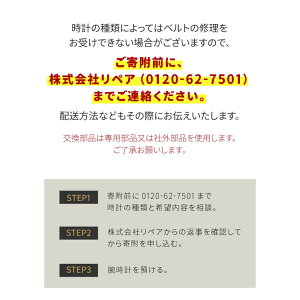 【ふるさと納税】 腕時計 ベルト修理 国産品 【 点検 メンテナンス 分解 修理 交換 時計 】 [F-10001]