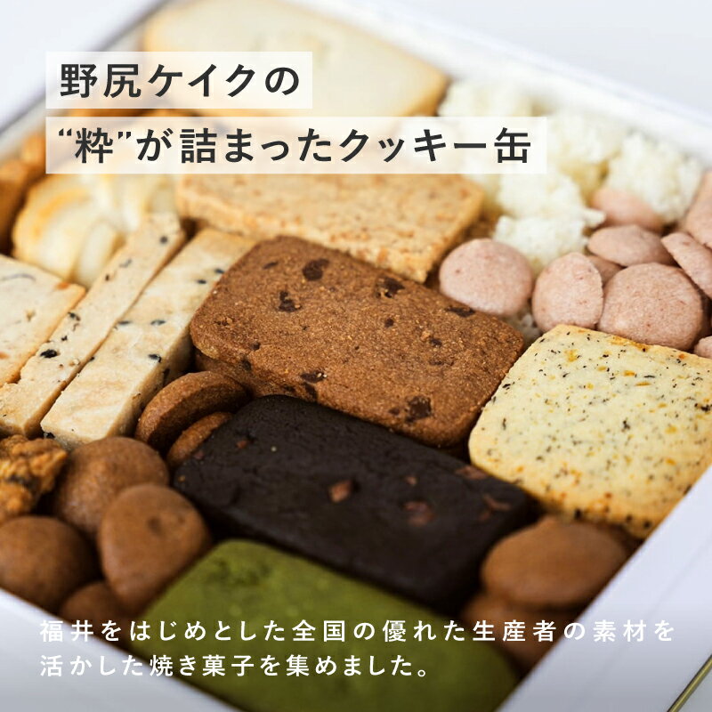 【ふるさと納税】keiku no クッキー大作戦 【野尻ケイク】 / クッキー缶 焼菓子 セット 詰め合わせ ビーガン ヴィーガン グルテンフリー [C-10802]