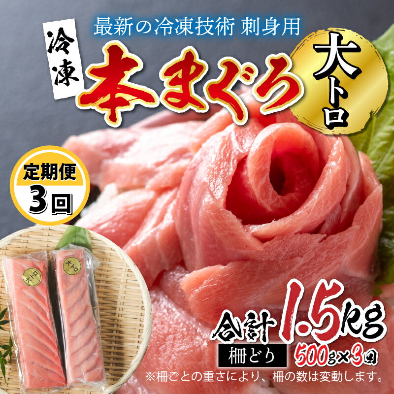 【ふるさと納税】【定期便】【3ヶ月連続お届け】 刺身用！本マ