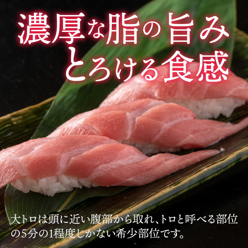 【ふるさと納税】【刺身用】本マグロ 大トロ 300g（柵どり）【最新の冷凍技術】/ 国産 グルメ マグロ [B-11005]