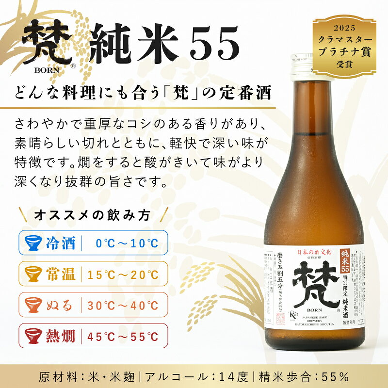 【ふるさと納税】世界に誇る日本酒！梵4種セット [B-02605] / 梵 日本酒 飲み比べ 純米大吟醸 吟醸酒 地酒 ギフト 贈り物 プレゼント 酒好き 家飲み 福井県鯖江市 f182079-sabae-10001539 福井県鯖江市 サンプル画像3