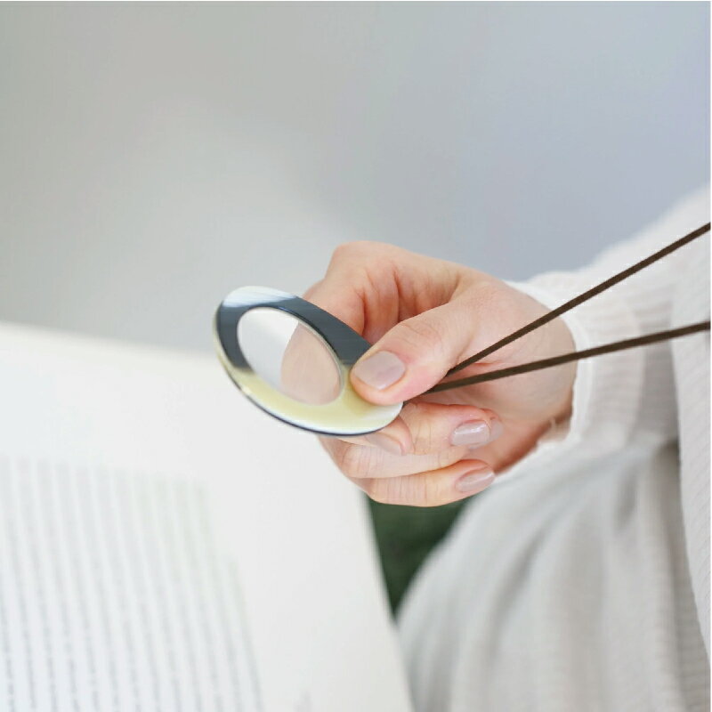 【ふるさと納税】＜KISSO＞Pendant Loupe_egA / 母の日 ギフト プレゼント おしゃれ ルーペ 拡大鏡 ペンダント ネックレス 日本製 キッソオ 福井県鯖江市 [C-01711]