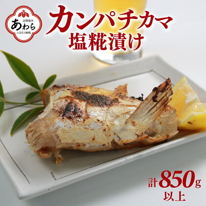 カンパチカマ塩糀漬け（5パック） ／ カンパチ 塩糀漬け ビール お父さん おつまみ 朝食 弁当 魚介類 海の幸 お取り寄せ 人気 福井県 あわら市