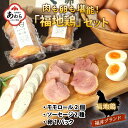 【ふるさと納税】福井ブランド 福地鶏 セット モモロール2本・2種のソーセージ・卵 お肉と卵が存分に堪能できる 