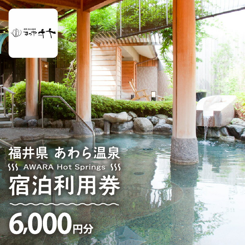 【ふるさと納税】あわら温泉 宿泊利用券 6,000円分 l 宿泊券 利用券 旅館 ホテル チケット ペア 観光 旅行 源泉 大浴場 露天風呂 5つ星の宿プラチナ【能登半島地震復興支援】カニ 蟹 観光地 旅行券 国内旅行 旅行券 宿泊券 ゴルフ 国内その2