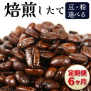 【ふるさと納税】【豆と粉選べる】【定期便6回】吉崎御坊ブレンド300g×6回(計1800g) / 送料無料 コーヒー 人気 有名店 専門店 本格的 美味しいコー...
