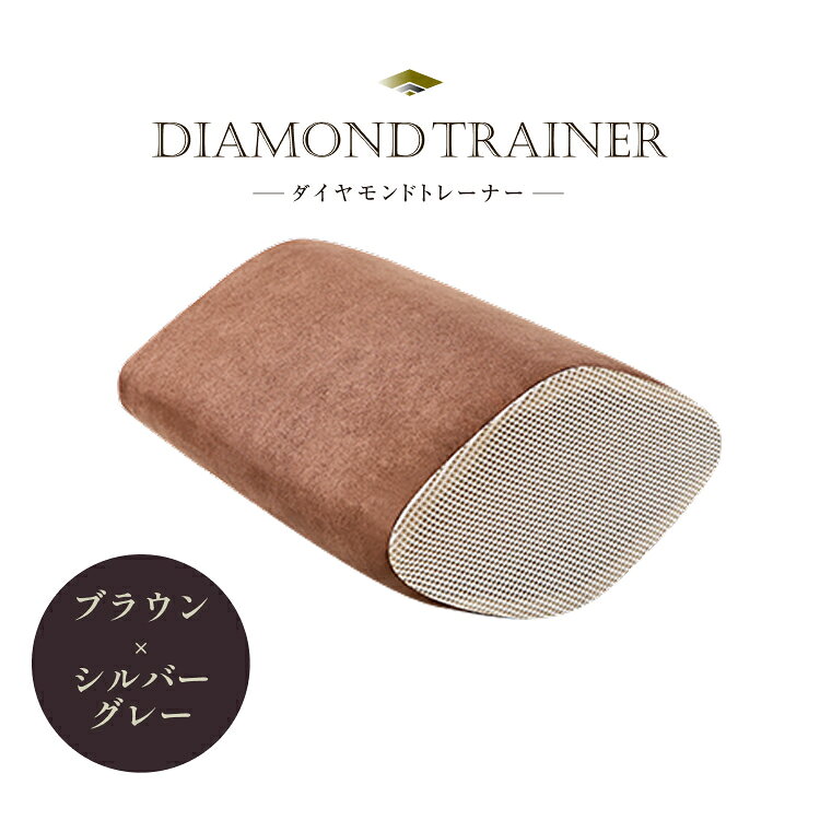 ダイヤモンドトレーナー ( ブラウン×シルバーグレー ) / 送料無料 福井 越前市 おうち時間 エクササイズ ながら運動 シェイプアップ (18209)