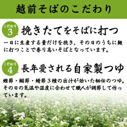 【ふるさと納税】R3年度産！楽天そばランキング常連・越前そばの里　三代目自慢のそば「越前そば10食」と 舘内さん家のこしひかり・5kgをセットでお届け！送料無料 そば 越前そば 福井県 越前市 おうち時間 蕎麦　令和3年度　米　(18209)･･･ 画像2