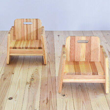 【ふるさと納税】やまなみ椅子【日記家具】/ 送料 無料 福井 越前 武生 机 子ども 幼児 組合せ お片付け 重ね 収納 木 新生活(18209) [3]