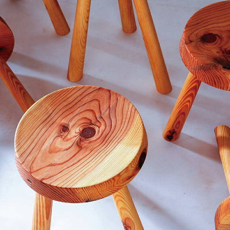 【ふるさと納税】Tojinbo stool【日記家具】/ 送料 無料 福井 越前 武生 スツール 椅子 イス 木 子ども 新生活(18209) [2]