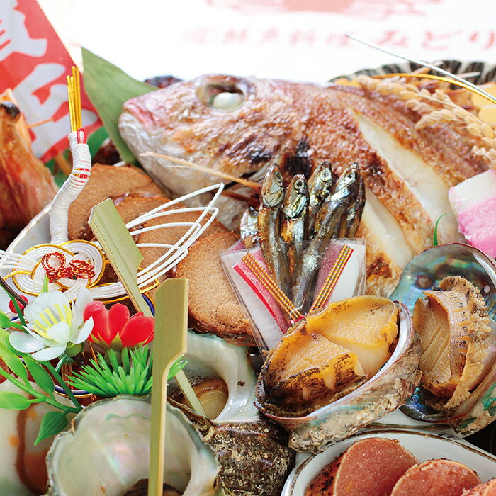 【ふるさと納税】【限定5個】12月31日着 越前からお届け「鮮魚屋さんの酒肴オードブル」おせち 越前浜焼丸鯖（特大）付き（3〜4人前）「数量限定」〈冷蔵〉 / 送料無料 福井県 越前市 武生 お節 2024 冷蔵 正月 大晦日 迎春 新年 洋風 みどり屋(18209)