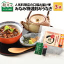 【ふるさと納税】人気料理店の食べる口福お届け便「みなみ特選刻みうなぎ 1セット3袋」愛知県一色産 新子うなぎを使用!【うなぎ ウナギ 鰻 蒲焼き 刻み かば焼き アレンジ 冷凍 小分け 国産 父の日 丑の日 土用の丑の日】