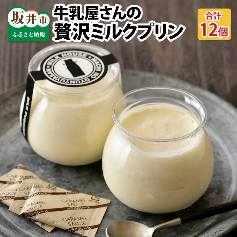 【ふるさと納税】最速発送！大切な方への贈り物に プレミアムプリン「牛乳屋さんの贅沢ミルクプリン」...