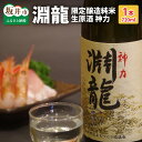 【ふるさと納税】酒米づくりからこだわって作った生原酒限定品 「淵龍」 四合瓶 1本/ 日本酒 アルコール おつまみ