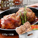 2位! 口コミ数「6件」評価「4.83」黒毛和牛！粗挽ハンバーグ120g × 14個（約1.68kg） 牛肉の食感が凄い！超粗挽きのハンバーグ、120グラムは食べ応えたっぷり！【牛･･･ 