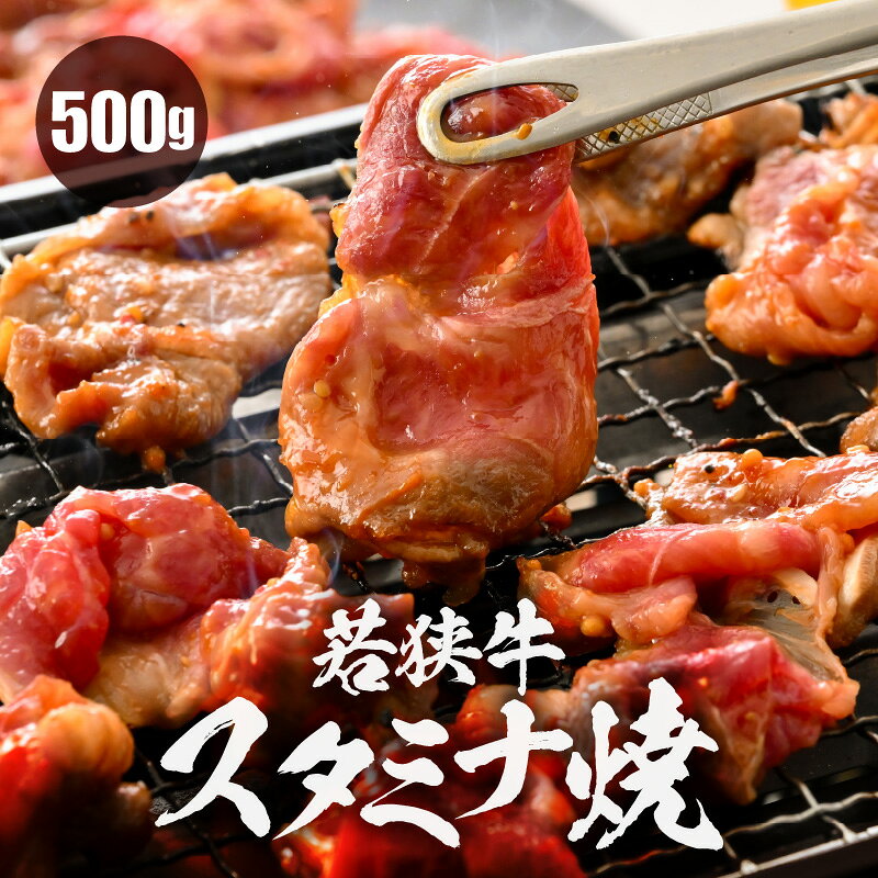 【ふるさと納税】 焼くだけ簡単調理！ 若狭牛スタミナ焼き (味付き) 500g (250g×2...