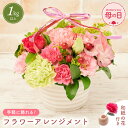 【ふるさと納税】【先行予約】【母の日】 そのまま飾れる 花 ギフト フラワーアレンジメント 【2026年5月発送】生花 感謝を伝える メッセージ カード付・付属...