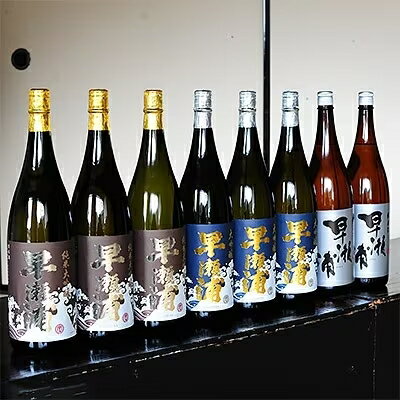 【ふるさと納税】【早瀬浦】純米大吟醸 1800ml × 3本 ＆ 大吟醸 1800ml × 3本 ＆ 純米酒 1800ml × 2本 セット【入手困難 飲み比べ 日本酒 地酒 福井 美浜 早瀬 フルーティ 男酒 硬水 ミネラル 希少 ご褒美 家飲み】 [m16-o006]