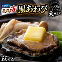 【ふるさと納税】天然 活黒アワビ 計600g (2〜3個) 大サイズ 入手困難 日本海若狭湾 鮮度抜群 刺身 お造り バター焼き BBQ あわび アワビ 鮑 ク...