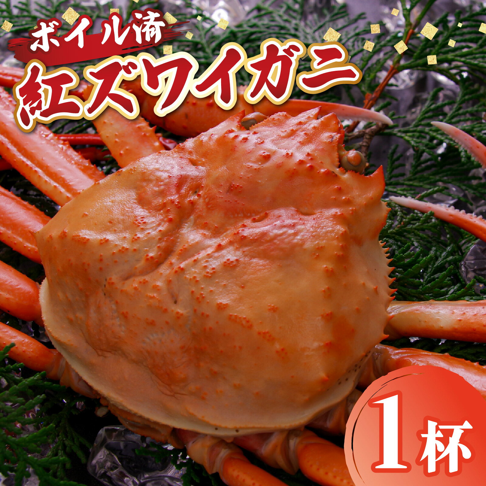 [数量限定]福井県産 紅ズワイガニ × 1杯[10月より順次発送]|かに 蟹 紅ズワイ蟹 ゆで蟹 カニしゃぶ かにポーション ボイル 冷凍 国産 ブランド 高級 豪華 贅沢 旬 年末年始 冬季限定 送料無料 [A-018007]