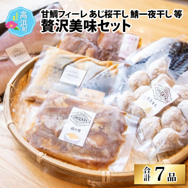 7位! 口コミ数「0件」評価「0」【旬の海の幸を厳選】贅沢美味7品セット｜灰干し 桜干 し一夜干し 串 漬け丼 ギフト 贈り物 贈答 お中元 お歳暮 年始 送料無料 [B-0･･･ 