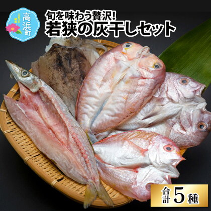 【灰干し加工】鮮度抜群！若狭の灰干し5種セット｜海鮮丼 海鮮の具 海鮮バーべキュー 冷凍 ミックス 海鮮漬け 海鮮焼き 海鮮醤油漬け 送料無料[B-022001]