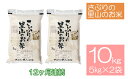 【ふるさと納税】定期便 【12ヶ月連続】さぶりの里山のお米　コシヒカリ精米　5kg×2袋（10kg）　【定期便・お米・コシヒカリ】 2