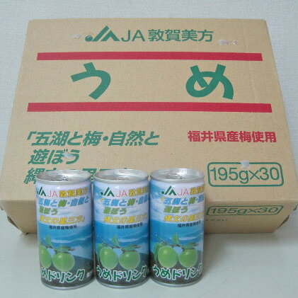 8位! 口コミ数「0件」評価「0」梅ドリンク　1ケース30缶　【加工食品・ジュース・梅・うめ・ウメ】