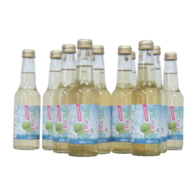 若狭の梅サイダー(ウメラルサイダー)1ケース24本 福井県産梅を使用 果汁飲料 ジュース 飲料類 炭酸飲料