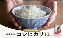 【ふるさと納税】【先行受付】令和5年産 福井県若狭町コシヒカリ（1等米）10kg（三宅カントリーファーム）　【お米・コシヒカリ】　お届け：2023年10月1日〜2023年12月1日まで･･･ 画像1