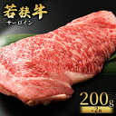 【ふるさと納税】 【若狭牛】サーロイン200g×2枚 国産牛肉 北陸産 福井県産牛肉 若狭産　【 お肉 食材 最高級 和牛肉 きめ細やかなサシ 柔らかい肉質 甘み とろける おうちディナー 】　お届け：2024年1月12日以降配送いたします。