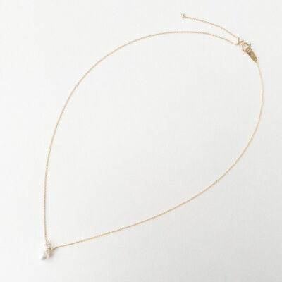 【ふるさと納税】ジュエリーの街【山梨甲府】よりお届けする　K18YG　アコヤ真珠　ダイヤモンドネックレス　N30【配送不可地域：離島・沖縄県】【1229798】