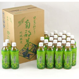 【ふるさと納税】甲斐のみどり南部茶(ペットボトル500ml)【配送不可地域：離島】【1241992】