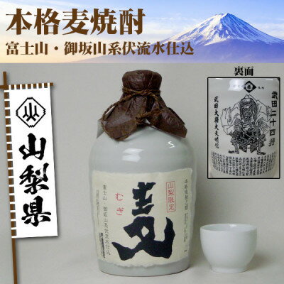 山梨県産 本格麦焼酎 徳利瓶 720ml×1本[配送不可地域:離島]