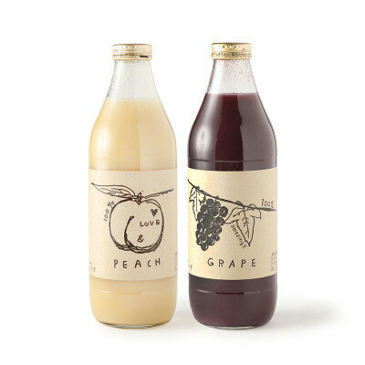 LOVE & PEACHとAMAZING!GRAPEの2本セット[配送不可地域:離島]