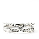 【ふるさと納税】プラチナ 重ね付けテイスト 0.3CT ダイヤモンドリング RCR002DI-P #7【配送不可地域:離島・沖縄県】【1466310】