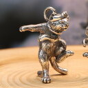 【ふるさと納税】【和の彩 wanoiro】銀製『鉢巻を締めて踊る猫又』妖怪もののけ根付ジュエリー 659-860【配送不可地域:離島・沖縄県】【1490345】