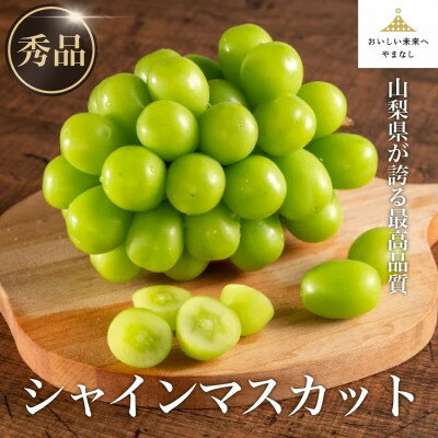 【秀品・JA全農やまなし】山梨県産シャインマスカット 2房(約1.2kg)【配送不可地域：離島】【1491127】