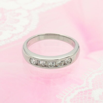 【ふるさと納税】PT900 0.48ct 一文字ダイヤモンド リング #14 HR-009152【配送不可地域:離島・沖縄県】【1510050】 【ふるさと納税】PT900 0.48ct 一文字ダイヤモンド リング #14 HR-009152【配送不可地域:離島・沖縄県】【1510050】