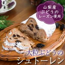 【ふるさと納税】~ぶどう畑からの贈り物~山梨県産大粒ブドウのレーズンをたっぷり使用した『ぶどうのシュトーレン』【配送不可地域:離島】【1510275】