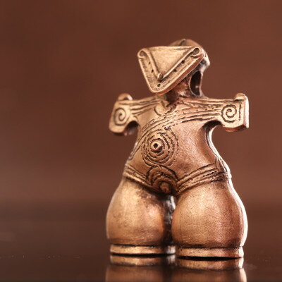 【ふるさと納税】【縄文アクセサリーDo goods】国宝土偶「仮面の女神」ミニオブジェ 659-335【配送不可地域:離島】【1534373】