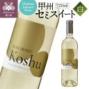 【ふるさと納税】 ワイン シャトー酒折 山梨 白 やや甘口 