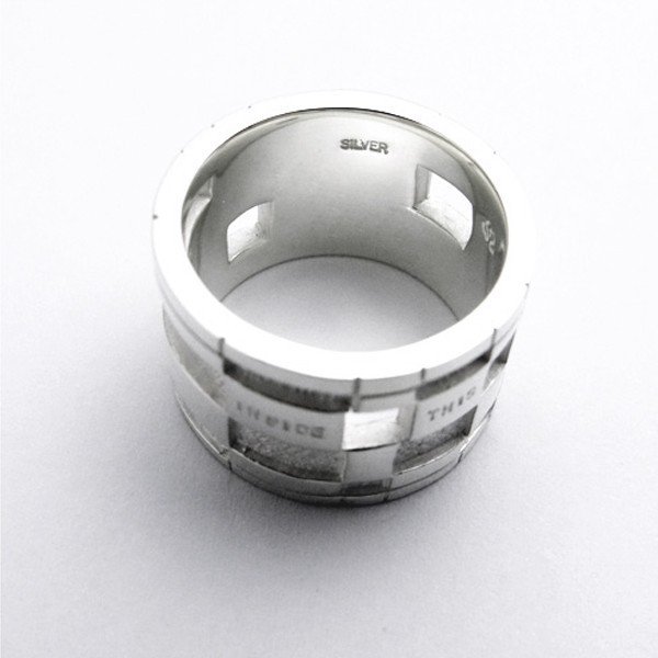 【ふるさと納税】＜ 甲府ジュエリー ＞ リング 指輪 メンズ シルバー アクセサリー k090-007