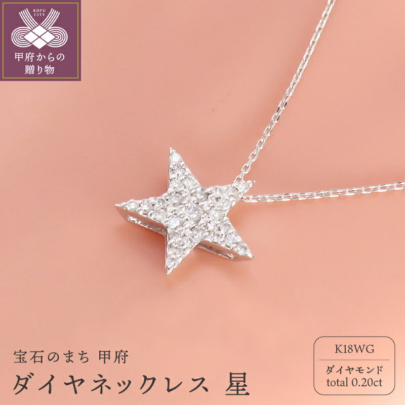 【ふるさと納税】 ネックレス ダイヤモンド 星 レディース 