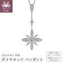 【ふるさと納税】< 甲府ジュエリー > ペンダント ネックレス ジュエリー レディース ダイヤモンド 0.87ct プラチナ ギフト プレゼント 贈り物 記念日...