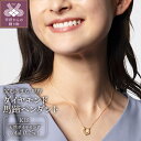 【ふるさと納税】< 甲府ジュエリー > ネックレス ペンダント ジュエリー レディース メンズ アクセサリー K18 ダイヤモンド 0.25ct ホースシュー ...