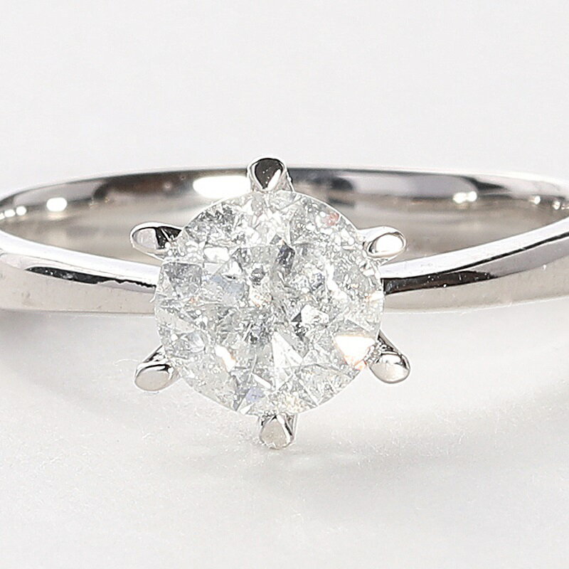 【ふるさと納税】 リング 指輪 ダイヤモンド ジュエリー レディース アクセサリー 天然 大粒 1粒 1.0ct プラチナ PT900 Deliciae ギフト プレゼント ケース付 バッグ付 保証書付 鑑別書付 k137-070