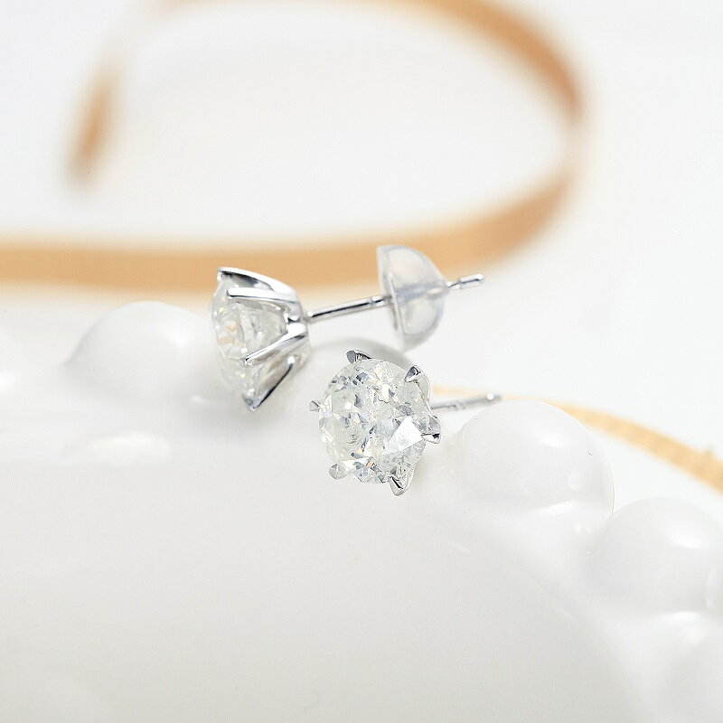 【ふるさと納税】＜ 甲府ジュエリー ＞ ピアス ダイヤモンド ジュエリー レディース アクセサリー 2ct プラチナ PT900 Deliciae ギフト プレゼント 誕生日 記念日 ケース付 バッグ付 鑑別書付 保証書付 k137-071